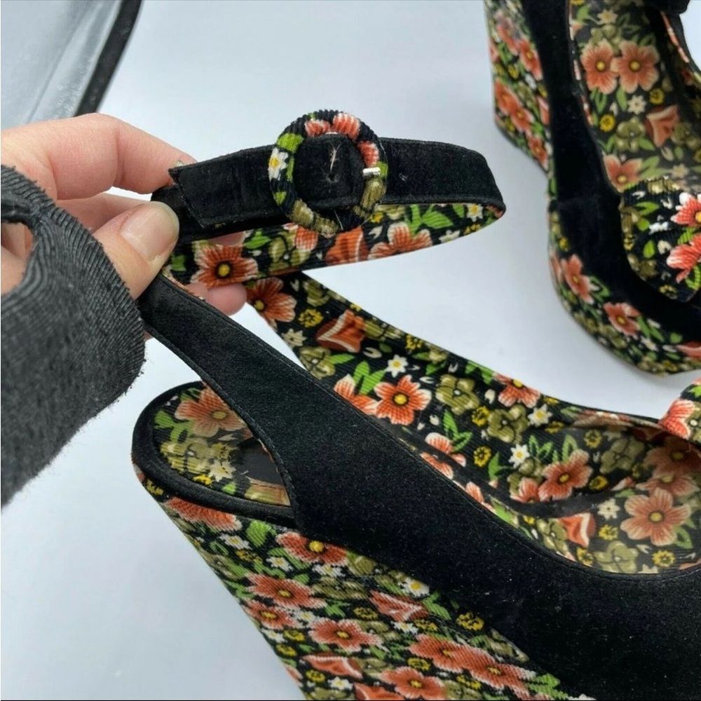 Shelley’s London Iris Platform Floral Wedge 🌸 Size 37UK. Size 7US - Picture 4 of 11